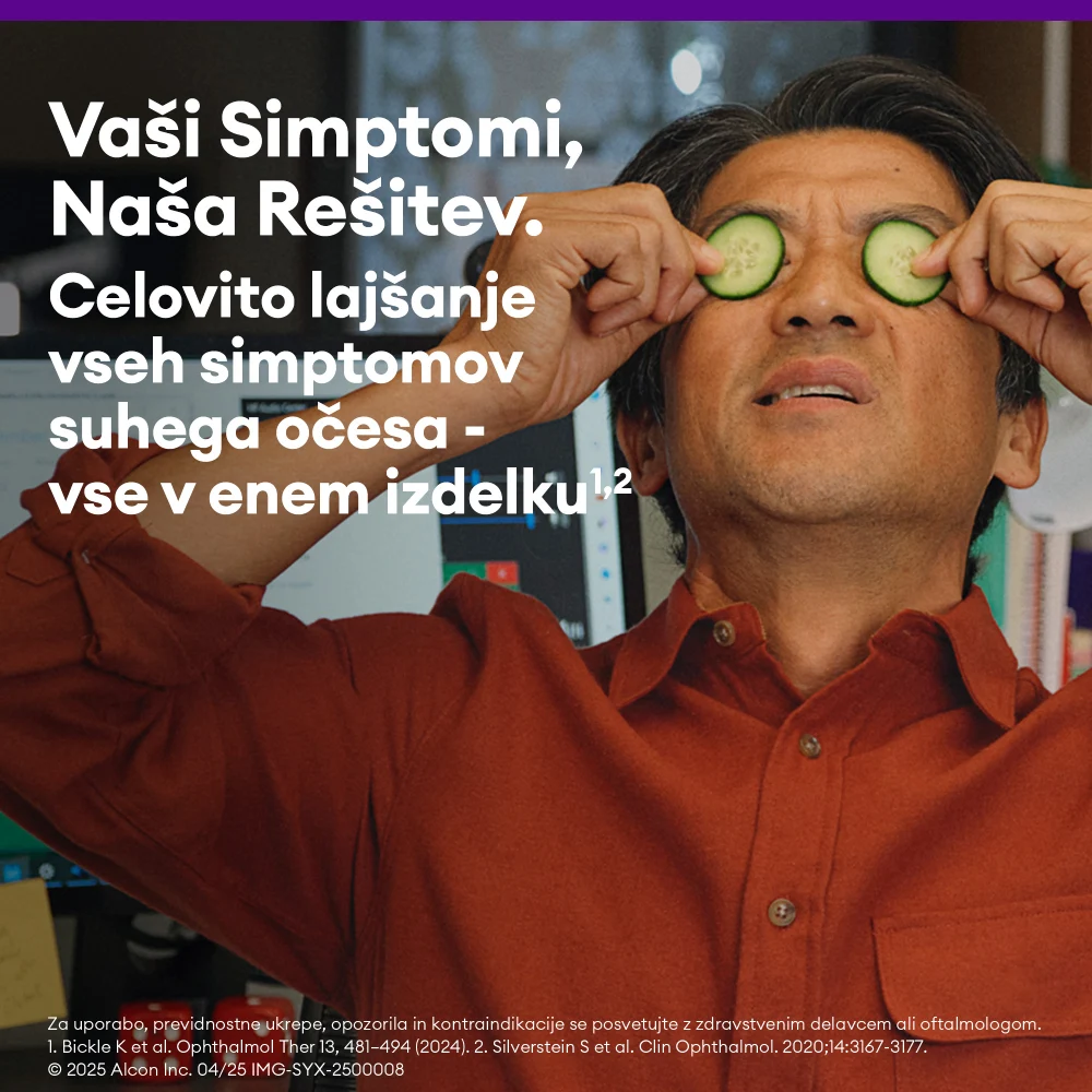 Systane Complete brez konzervansov, kapljice za oko (10 ml)